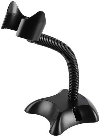 Sarini Universal-Ständer für Barcode-Scanner für freihändiges Scannen, Einstellbarer Höhenwinkel, ideal für Supermärkte, Einzelhandelsgeschäfte, Bibliotheken, Logistiklager