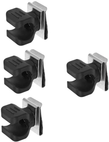PartyKindom 4stücke Hard Hat Licht Clip Sicherheitshelm Taschenlampenhalterung Stabiler Montageclip Für Helmlampen Leicht Und Langlebig Für Baustellen Und Outdoor-aktivitäten