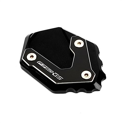 MNEUEQ Dauerhaft haltbar Motorradständer Fußvergrößerer Seitenständerverlängerung Mit Logo Für B&MW F850GS F750GS F850 GS F 750 GS 2018-2022(F750GS Black)