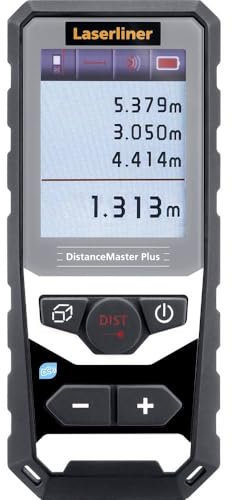Laserliner Laser Entfernungsmesser DistanceMaster Plus 100m Lasermessgerät mit Digital Connection für Smartphones