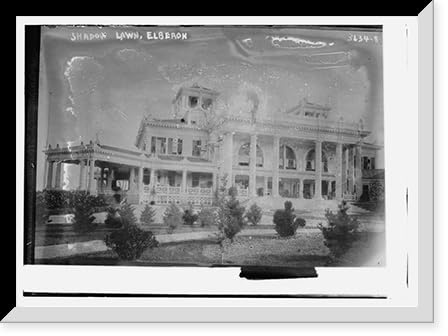 Historic Framed Print, Shadow Lawn, Elberon Wilson's Summer Wh. House - 4, 17-7/8 x 21-7/8