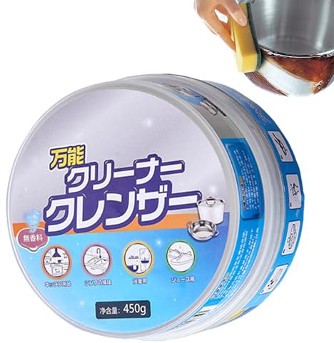 Pâte De Nettoyage | Crème De Nettoyage De Douche | Formule De Gommage Multi- | Gel Nettoyant En Profondeur Pour Le Four De Cuisine Fourche De Douche De Carreaux De Toilette De Toilette Rouille