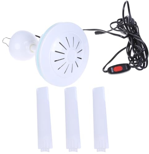 Aurgiarme Ventilador de techo colgante de 3 hojas para tiendas de campaña y autocaravanas, 35 pulgadas, 12 V, 20 W