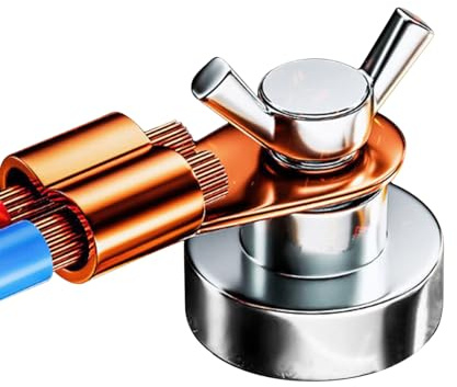 Yaztauho Magnete Di Per Saldatura - Morsetto Di Massa Magnetico Per Saldatura | Accessori Per Regolabili In Rame Con Forte Presa Elettrodi Per Taglio E Lavori Industriali Elettricisti