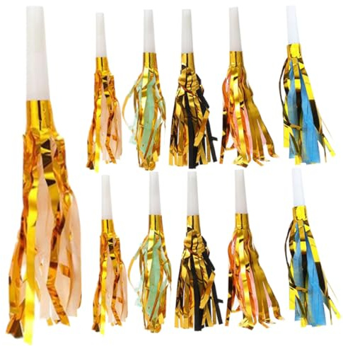 MOTHNUR 30 Unidades de Flecos Multicolor para Fiestas Infantiles y Cumpleaños Dispositivos para Hacer Ruido Decorativos de Plástico Seguro Recuerdos de Fiesta Variados