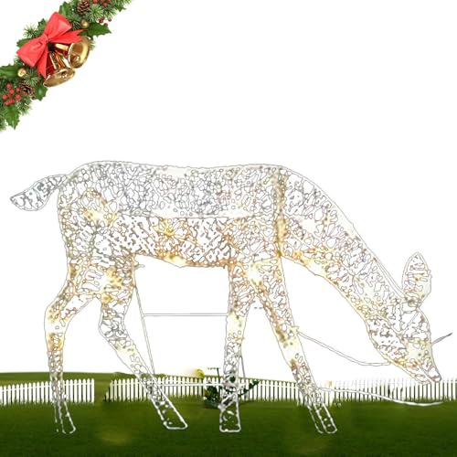 Christmas Reindeer Decor Standing Christmas Holiday Deer Family Set