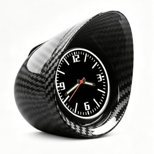 Horloge Tableau de Bord en Fibre de Carbone | Aiguilles Lumineuses, Verre Saphir et Acier, Pour Opel/Vauxhall Corsa Electric (2023 2024)