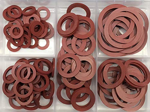 80 Stück Flachdichtung Silikon-Set-Solar-Garten-Heizung-Wasser-23.559 Sanitär Hochdruck Dichtung Gummi Sanitärdichtung- Unterlegscheiben- Kit Assorted- Lock -Insulation- Washer- Set- Dichtungsring-