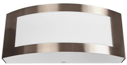 Lindby Applique da esterni (Moderno) colore Grigio, in Acciaio Inox parete esterna/parete casa abitazione terrazzo und balcone