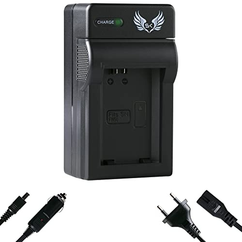 SK Akku Charger für Sony NP-FW50 - Ladegerät ist passend zu Sony NP FW50 Alpha 7 II 7R 7S II 5100 6000 6300 6500 // NEX-3 NEX-6 NEX-7 / ZV-E10 ...