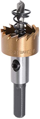 Sourcingmap Lochsäge, HSS Bohrer, Edelstahl, Metalllegierung, Kreisschneider Bohrkrone Kernbohrer, 12-24 mm, a18081000ux0404
