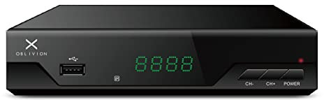 XOBLIVION Décodeur DVB-T2 avec Porte ETHERNET