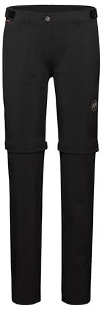 Mammut Damen Runbold Zip Off Pants Women Wanderhose, Schwarz, 40 EU