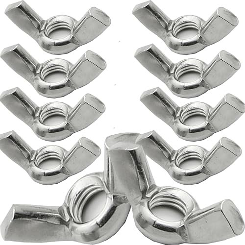 M5 Wing Nuts Marine Grade in A4 Stainless Steel 316 – Corrosion Resistant Fasteners (Pack of 10)