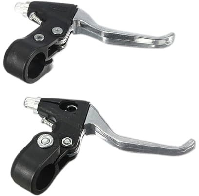 ulafbwur Palanca de freno 1 par de palancas de freno de bicicleta, antideslizante, fácil de instalar, mango ergonómico de PVC, freno de mano para bicicleta, freno de mano