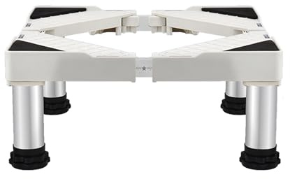 TYTFTDLD Support de machine à laver - Hauteur : 19 cm - Socle réglable pour mini lave-vaisselle, meuble inférieur, réfrigérateur, lave-vaisselle - Socle de machine à laver (support pour machine à