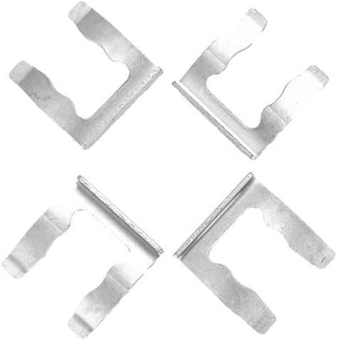 10Pcs Stainless Steel Car Brake Hose Clips Strong Durable Brake Clip Replacement U Shaped Brake Hose Useful Vehicles Brake Line Clip for Cars Trucks Vehicles Parts