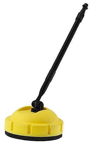 BESPORTBLE Hidrolavadora De Autos De Alta Presión Rotativa para Limpieza Doméstica, Boquilla Giratoria con Mango Largo, Limpiador De Superficies Planas para Patios y Garajes