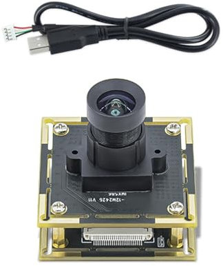 Xinsheinelry 12MP USB Webcam IMX586 Sentillement 4k 30fps Enregistrement À 90 Degrés Pas Distorsion Double Microphones Numériques