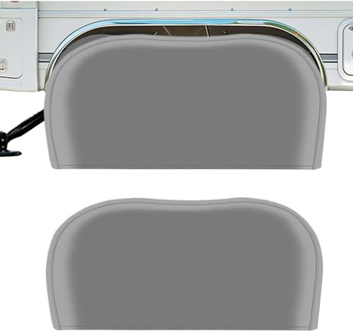 Funda para Neumáticos de Remolque | Juego de 2 Fundas para Ruedas de Repuesto - 66-76 Cm Impermeable Accesorios Automoción Protector Ruedas Sol y Lluvia Viaje Carretera Exterior