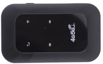 Denash Punto di Accesso Wi-Fi Mobile 4G LTE con Slot per Scheda SIM, Routine Wi-Fi Portatile Ad Alta velocità