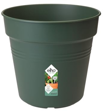 Elho Green Basics Growpot 24 - Growpot por Interior y Exterior cultívalo tú Mismo - Ø 24.0 x H 22.1 cm - Verde/Leaf Green