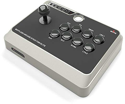 MAYFLASH Arcade Stick F300 Elite with Sanwa Buttons and Sanwa Joysticks for Xbox Series X, PS4, PS3, Xbox One, Switch/Switch 2, Android, PC Windows, macOS, Steam Deck, NEOGEO Mini,MEGA Drive, Genesis