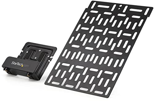 StarTech.com Universal TV Accessory Mount - Adjustable TV & Wall Mount Bracket - Media Players/Router/Modem/AV Switches & Extenders/Apple TV - Hidden Cable Box Mount Behind TV - 11lb (5kg) (MDBOXMNT)