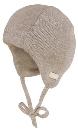 maximo Baby-Mütze, Strick Bindeband Made in Germany 39 buchemeliert