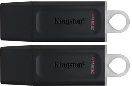 Kingston DataTraveler Exodia DTX/32GB-2P Flash Drive USB 3.2 Gen 1 - with Protective Cap and Keyring in Multiple Colours