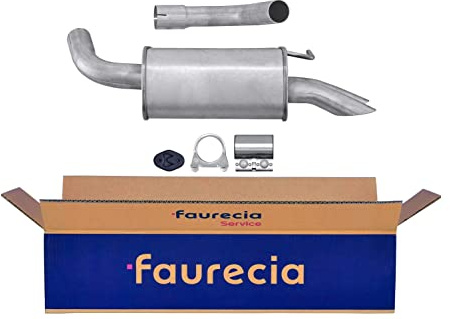 Hella 8LD 366 030-361 Exhaust Silencer - Easy2Fit Kit - Rear - 2-Piece - Set with Attachments