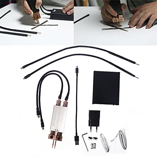 JMorCO Máquina de Soldadura por Puntos con Pluma de Soldadura de una Mano para entusiastas de la electrónica
