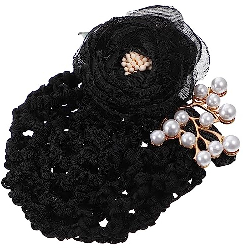 Mikinona Blumen Haarnetz Für Dutt Frisuren Haar Bun Cover Aus Stoff Für Damen Exquisites Design Für Verschiedene Outfits Praktisch Für Berufstätige Geschenkidee Für Frauen