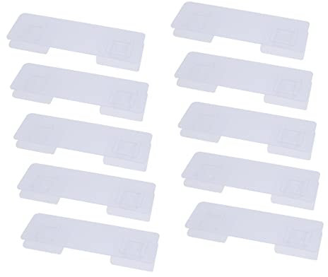 LABRIMP 30 Stück Klebrige Wandschnallen Selbstklebende Clips Wandhaken Spurlos Für Wohnzimmer Küche Badezimmer