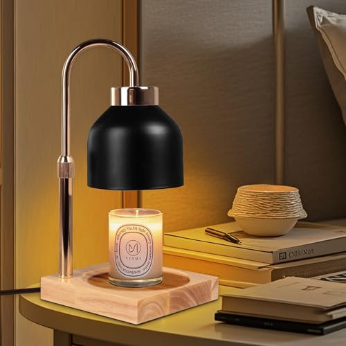 Oyifan Candle Warmer Lamp with Dimmer & Timer - Mothers Day Candle Lamp Gifts for Mum, Candle Lamps with 2 Bulbs, Women Warmer Heater, Women Presents for Mummy from Daughter Son, Spa Home Decor
