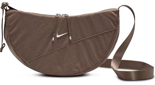 Nike Aura Crescent Crossbody-Tasche (4 L), Mink Brown/Mink Brown/Matte Silver, HQ4370-214, MISC