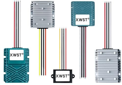 Convertitore stabilizzatore CC CC 9-36V 12V 24V a 12V 1-30A Regolatore di tensione inverter di potenza boost for LED(20A Aluminum XL)