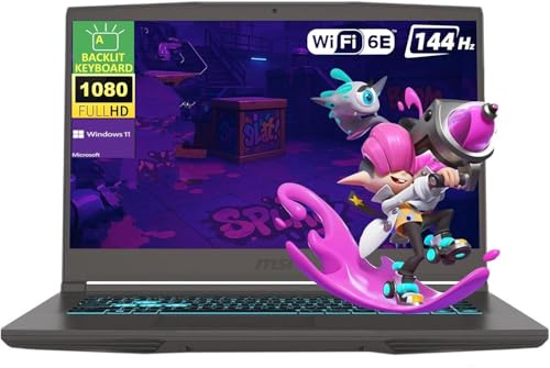 msi Sottile 15,6 pollici FHD Gaming Laptop, AMD Ryzen 5 7535HS, NVIDIA GeForce RTX 4060, 32GB RAM 2TB PCIe SSD, 256gb 9H Docking Station, Wi-Fi 6E, Bluetooth 5.3, Tastiera retroilluminata, Windows 11