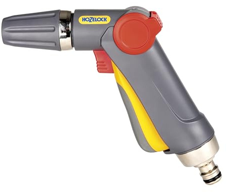 HOZELOCK - Jet-Spray Gun Plus : Compact Multi-task Gun, Watering & Cleaning, Lockable: Adjustable Nozzle