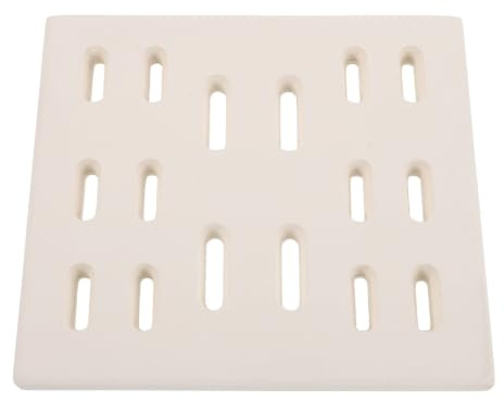 Toyvian High Temperature Ceramic Grill Flame Tamer Heat Plate with Multi-hole Porous Structure for Efficient Heat Control and Even Flame Distribution, for Gas Stoves and Outdoor Bbq