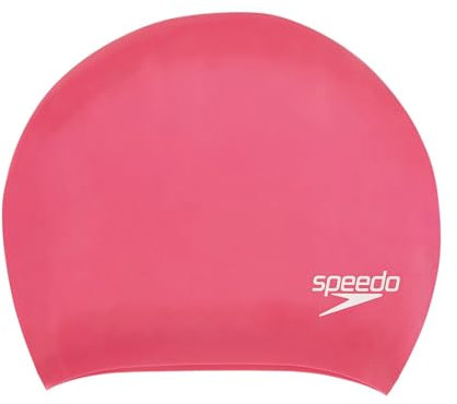 Speedo Damen Für Lange Haare Badekappe, Rosa, Einheitsgröße