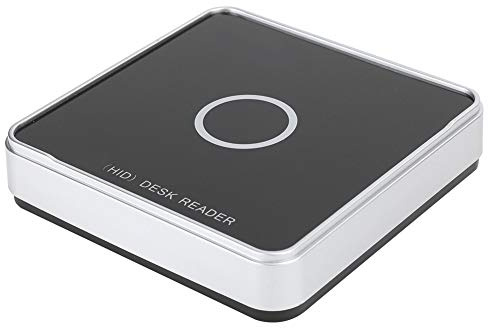 Lector de Tarjetas RFID, Lector de Tarjetas RFID UHF USB de Escritorio con Luz Indicadora LED, Control de Acceso de Etiquetas Electrónicas sin Contacto de 902-928 MHz, Compatible con ISO18000-6C, ISO1