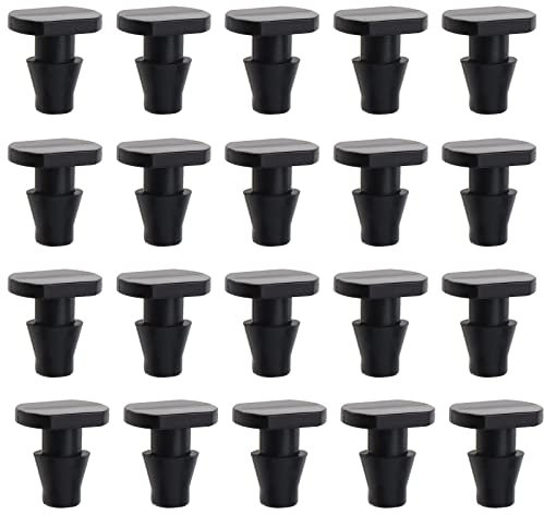 YINETTECH Tapones de repuesto para tubería de riego, 100 unidades, tapones de extremo de tubo de goteo, capilar, accesorios pequeños para lavadora, riego de jardín, riego