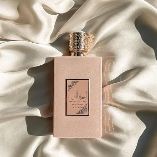 Eau de Parfum AMEERAT AL ARABIA PRIVEE ROSE 100 ml – Orientaler Duft Made in Dubai – Noten Himbeere, Moschus, Kaschmirholz und Vanille – Unisex-Duft Entworfen in den Vereinigten Arabischen Emiraten