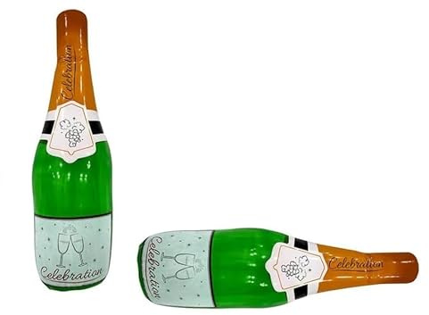 Aufblasbare Champagnerflasche, 60 cm, riesige aufblasbare Flaschen, Party-Dekorationen, Hochzeit, Jahrestag, Geburtstag, Junggesellenabschied, Requisite, Kostümparty-Zubehör