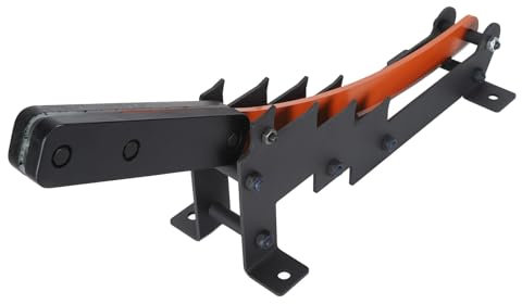XHTLLO Wandmontierter Holzspalter, an der Wand montierter Anzündholzspalter, tragbarer manueller Brennholzscheitschneider aus Kohlenstoffstahl