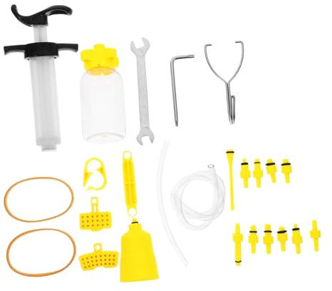 OHPHCALL Brake Oil Bleed Kit for Bikes Disc Brake Filling Tool Bike Brake Repair Kit Easy Application General Bike Compatibility