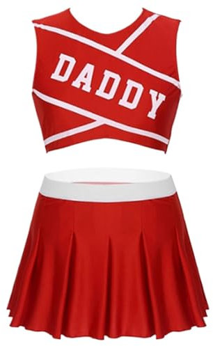 Cheerleader-Kostüm für Damen,Sexy Cheerleader-Kostüm für Damen | Sexy Cheerleader-Outfit, modisches Cheer-Outfit,Bequeme Cheer-Uniformen, Damen-Cheerleader-Outfit für Nachtclub-Bühne, Musikparty