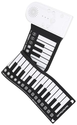 Piano Electrónico Plegable y Enrollable de 49 Teclas Portátil