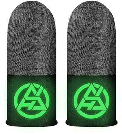 Finger Sleeves 4 Pack - Andas Elastiska Pekskärm Tumskydd | Anti-Slip Game Controller Finger Sleeves För Mobiltelefonspel Minskad Svett Och Förbättrad Kontroll